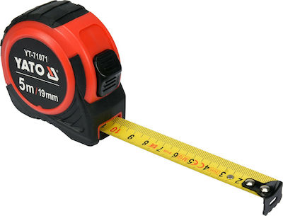 Yato Tape Measure with Auto-Rewind 19mm x 5m