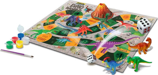Board Game O Κόσμος Των Δεινοσαύρων for 2 Players 5+ Years Old 4M