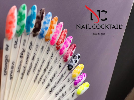 Nail Cocktail Aquarelle Χρώματα Ζωγραφικής για Νύχια 01 Orange σε Πορτοκαλί Χρώμα
