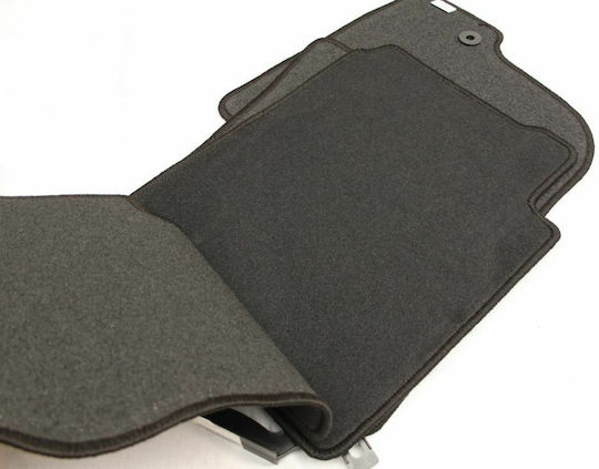 Petex Satz Vorder- und Hintermatten 4Stück aus Teppichboden für Mitsubishi Raumstern 1998-2005 Schwarz