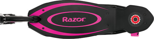 Razor Power Core E90 Pink Ηλεκτρικό Παιδικό Πατίνι με 16km/h Max Ταχύτητα και 21km Αυτονομία σε Ροζ Χρώμα