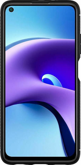 Spigen Rugged Armor Back Cover Σιλικόνης Μαύρο (Redmi Note 9T)