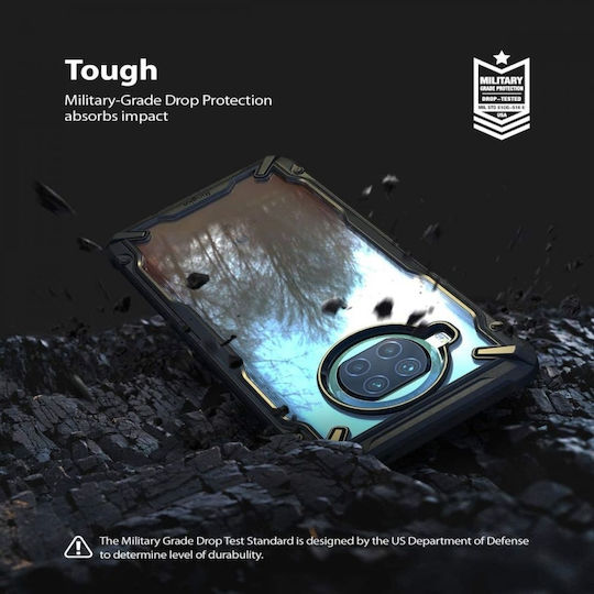Ringke Fusion X Back Cover Πλαστικό 2mm Μαύρο (Xiaomi Mi 10T Lite)