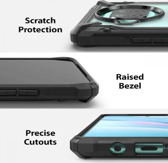 Ringke Fusion X Back Cover Πλαστικό 2mm Μαύρο (Xiaomi Mi 10T Lite)