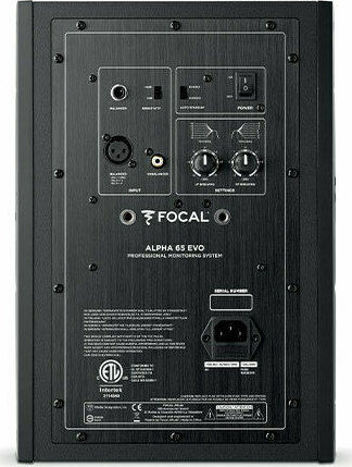 Focal Alpha 65 Evo Хейчо Studio Monitor 6.5" 105W Брой Черен