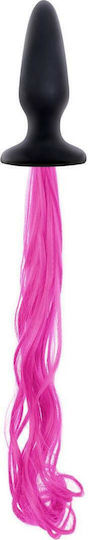 Ns Novelties Unicorn Tails Anal Plug Pink 7.9cm