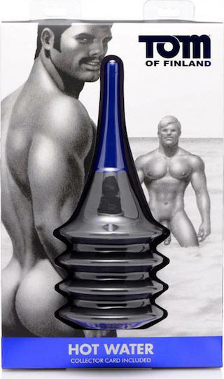 Tom of Finland Hot Water Anal Douche Anal Shower Black 10.2cm