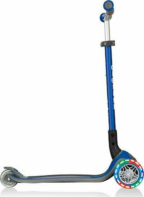 Globber Kids Scooter Foldable Master Lights 3-Wheel for 4+ Years Blue