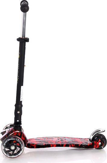 Lorelli Kids Scooter Foldable Rapid 3-Wheel for 5+ years Years Red Fire