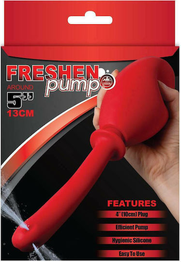 Nanma Freshen Pump Anal Douche Analdusche Rot 13cm