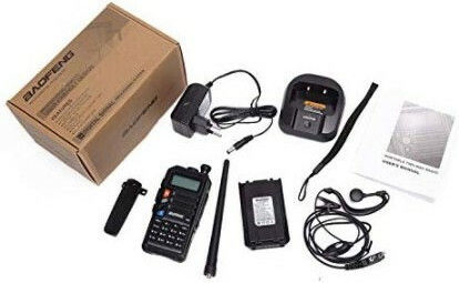 Baofeng UV-9S Transmițător Wireless UHF/VHF 5W cu Ecran Monocrom