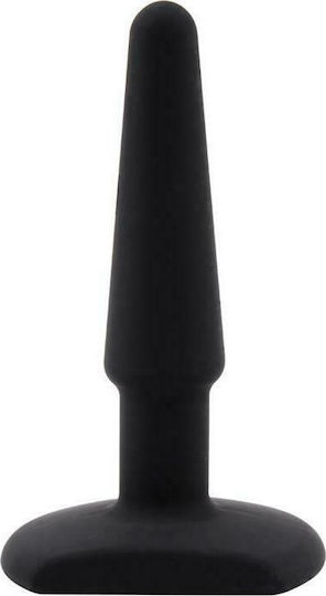 Chisa Novelties Black Mont Silicome Bute Plug Πρωκτική Σφήνα Black 10cm
