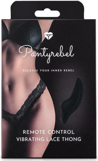 Easytoys PantyRebel Vibrating Thong Mini Δονητής για Ζευγάρια με Απομακρυσμένο Έλεγχο 9cm Black