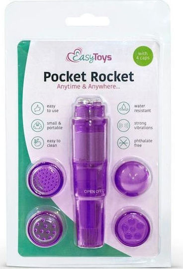 Easytoys Pocket Rocket Klitoris Vibrator 10.50cm Purple