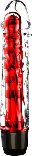 LateToBed Chris Realistic Vibrator 16.5cm Red
