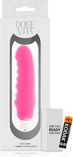 Dolce Vita Genius Κλασικός Δονητής 15cm Ροζ