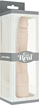 ToyJoy Get Real Classic Slim Vibrator Realistic Vibrator 18cm Flesh