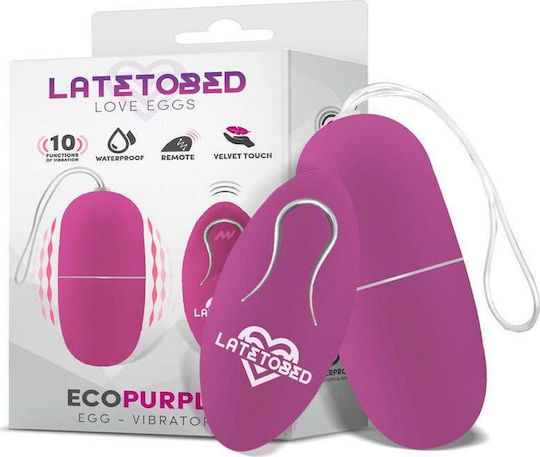 LateToBed Eco Mini Δονητής Egg 7cm Purple