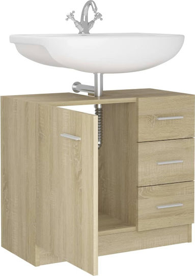 vidaXL Countertop without Sink L63xW30xH54cm Sonoma
