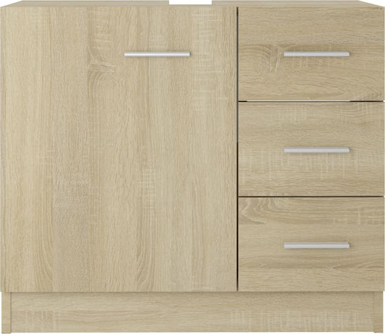vidaXL Countertop without Sink L63xW30xH54cm Sonoma