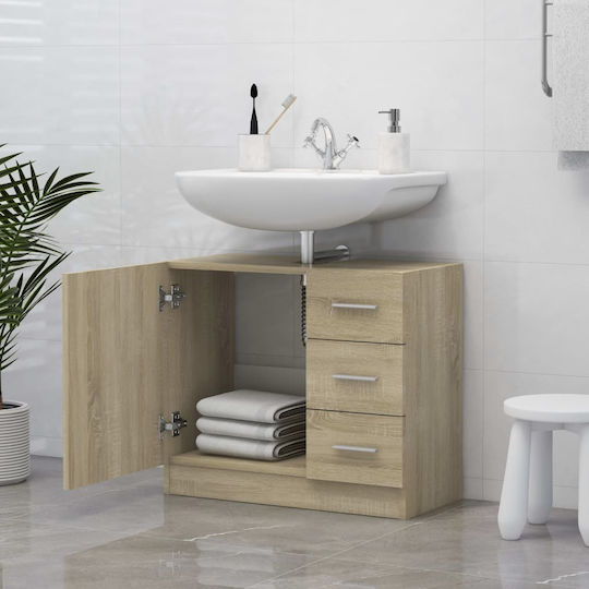 vidaXL Countertop without Sink L63xW30xH54cm Sonoma