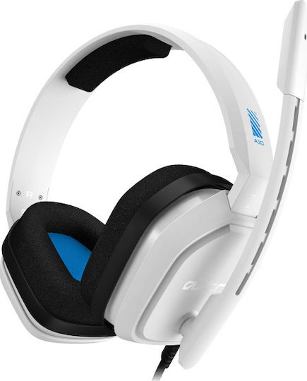 Astro A10 Über Ohr Gaming-Headset mit Verbindung 2x3,5mm / 3,5mm White/Blue
