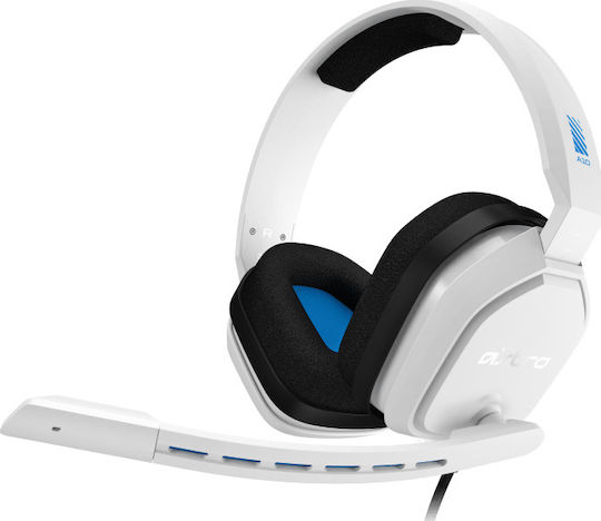 Astro A10 Über Ohr Gaming-Headset mit Verbindung 2x3,5mm / 3,5mm White/Blue