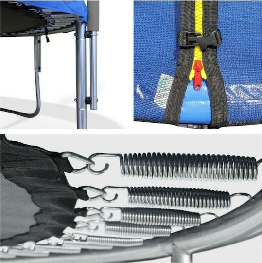 Buba Trampolin Draußen Durchmesser 366cm mit Netz & Leiter