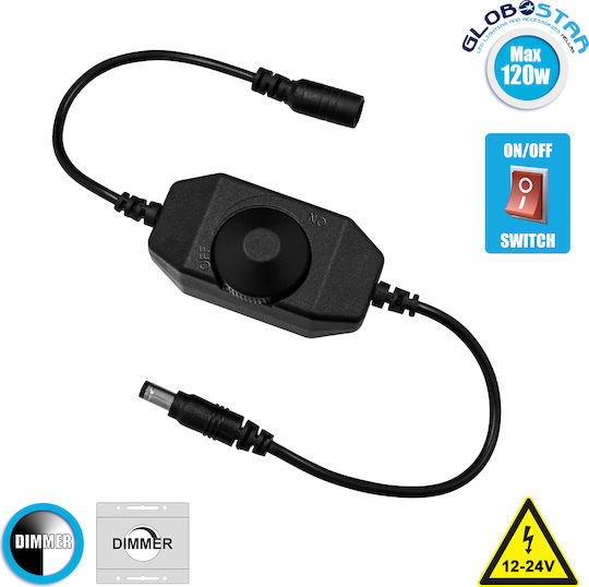 GloboStar Dimmer με Διακόπτη On/Off 73306