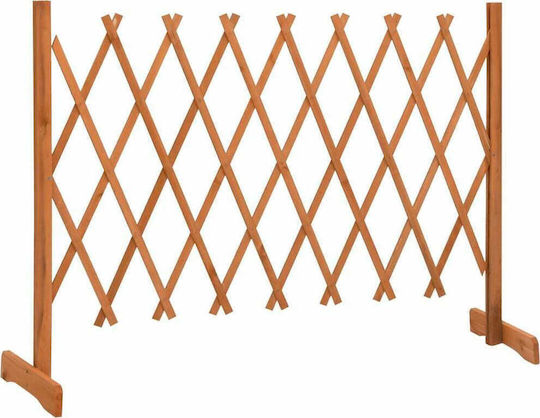 Wood Foldable Trellis Orange 150x150cm
