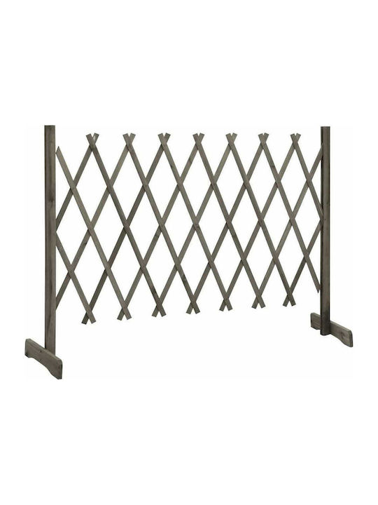 Wood Foldable Trellis Gray 150x150cm