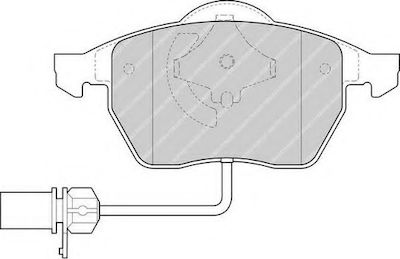 Ferodo Front Brake Pad 4pcs Audi/Seat/Skoda/Vw