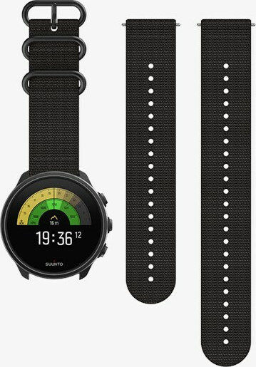 Suunto 9 Baro Titanium 50mm Waterproof Smartwatch with Heart Rate Monitor (Charcoal Black Titanium)