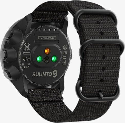 Suunto 9 Baro Titanium 50mm Waterproof Smartwatch with Heart Rate Monitor (Charcoal Black Titanium)