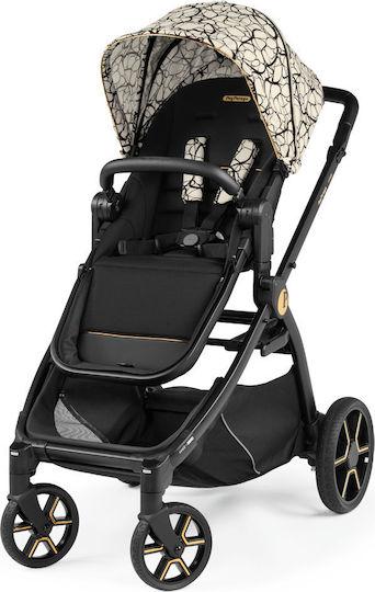 Peg Perego Ypsi Combo Adjustable 2 in 1 Baby Stroller Suitable for Newborn Graphic Gold 10.2kg