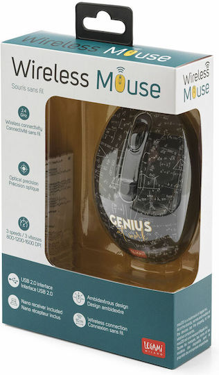 Legami Milano Genius Kabellos Maus Schwarz