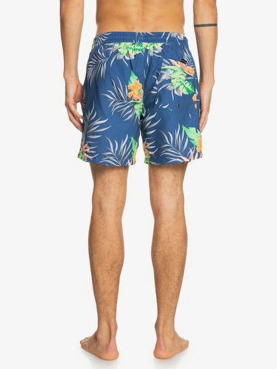 Paradise Express Volley Men's Swimwear Shorts Navy Blue with Prints EQYJV03705 BPZ6
