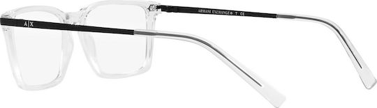 Armani Exchange Прозрачен Мъжки Ацетатен Рамки За Очилата AX3077 8333