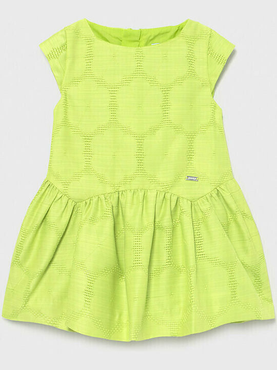 Mayoral Kids Dress Short Sleeve Green