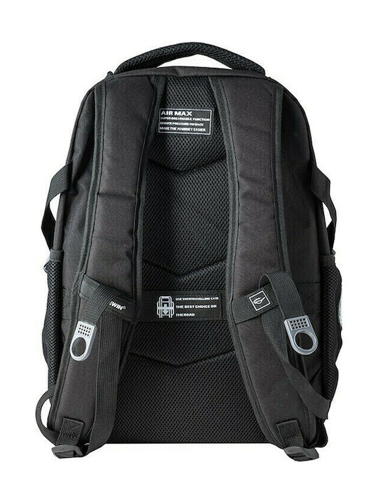 Suissewin Backpack Αδιάβροχο Μαύρο