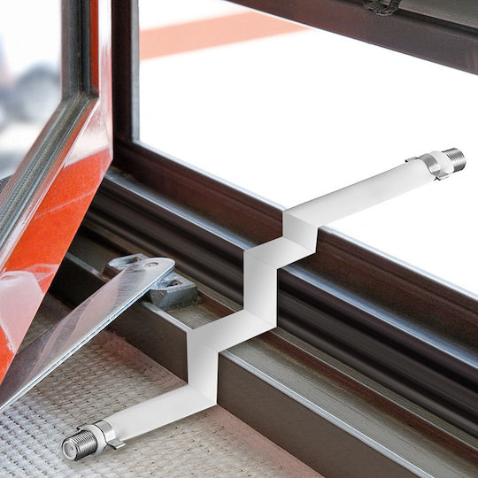 Goobay SAT Window Feed-Through Flat Satellitenempfangszubehör 11837