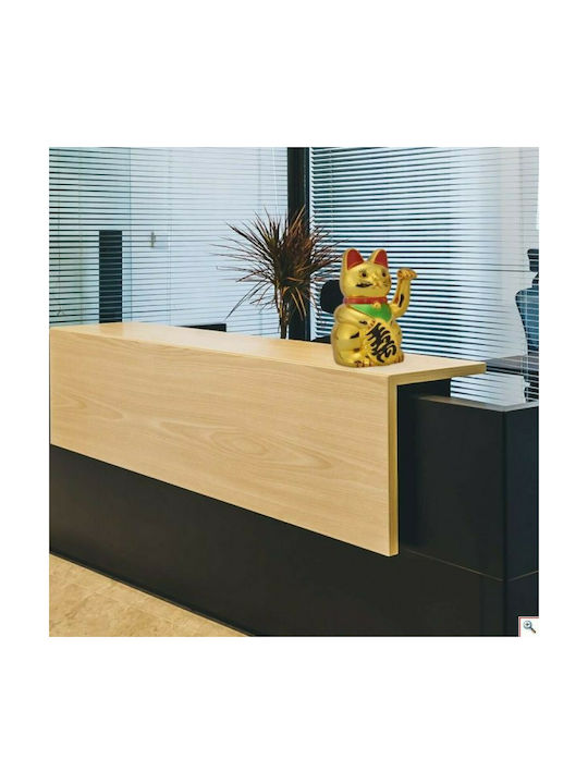 Decorative Cat Metal Feng Shui Welcome 18cm 1pcs