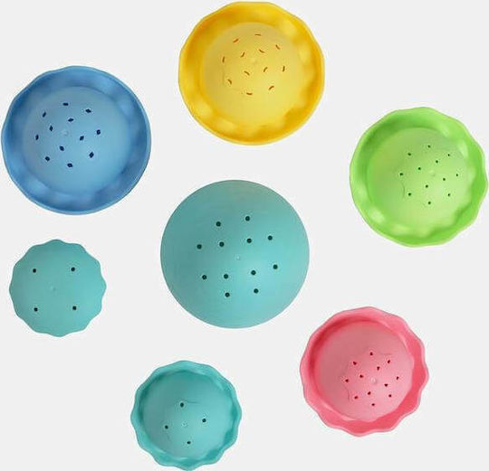 Tiger Tribe Stacking Game Egg Bath Toy for 18++ Months