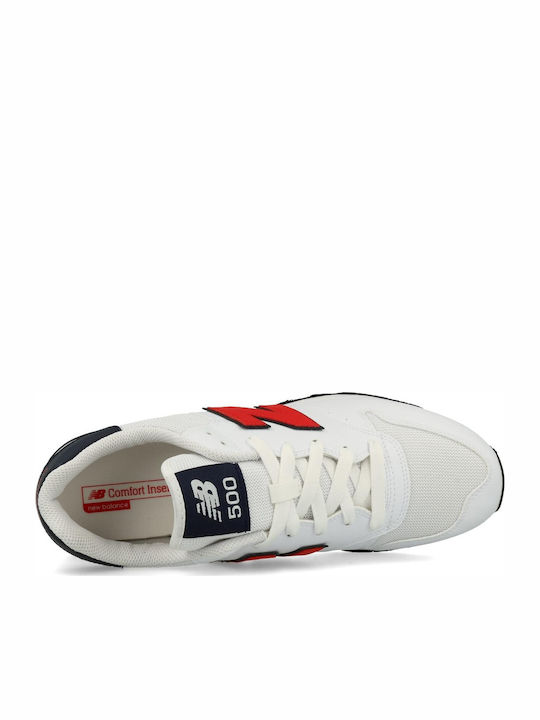 500 Ανδρικά Sneakers Λευκά