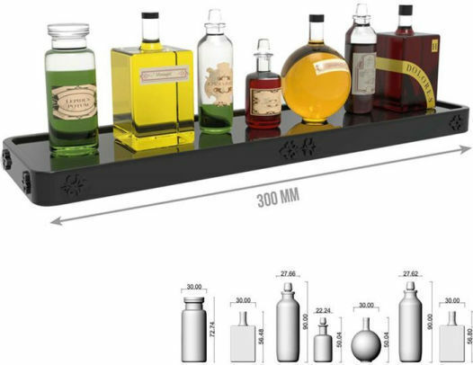 Wow!Stuff Led Παιδικό Διακοσμητικό Φωτιστικό Harry Potter Potion Bottles Mood Πολύχρωμο