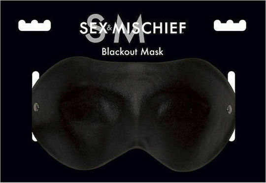 Sportsheets Sex & Michief Blackout Mask BDSM Maske in Schwarz Farbe