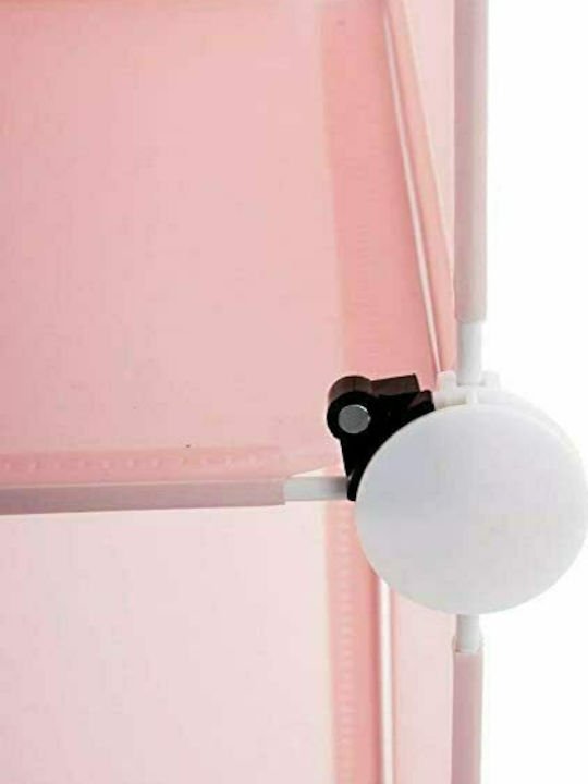 Atmosphera Toy Storage System made of Plastic Pink 34x32x140cm 4pcs