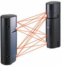 Takex PB-IN-200HFA Verkabelter Vierstrahl-Detektor IP65 10-30V Reichweite 200m