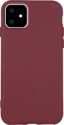 Senso Liquid Silicone Back Cover Burgundy (iPhone 11)