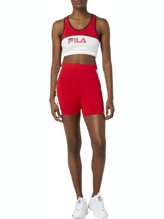 Poesia Women's Sports Bra without Padding Red